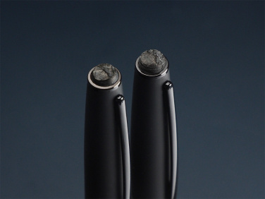 Logo trade promotional merchandise photo of: Pen set with coal 2094036