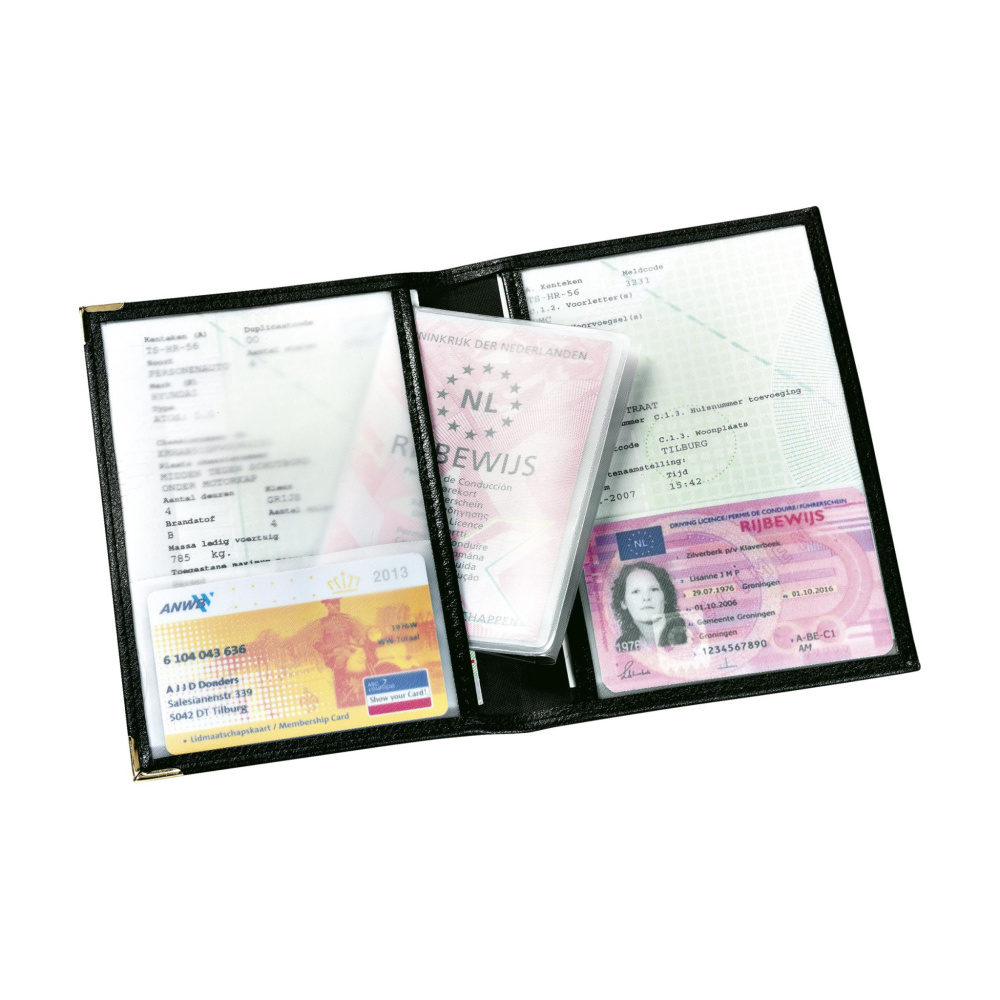 Logo trade promotional items image of: Car document wallet