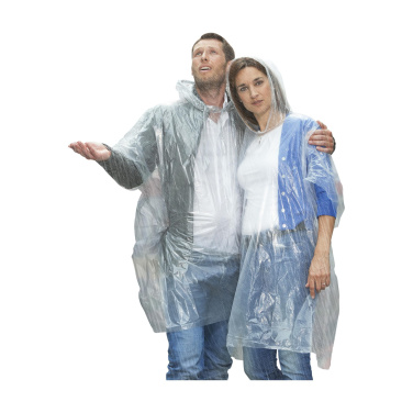 Logo trade promotional product photo of: Clear poncho/raincoat