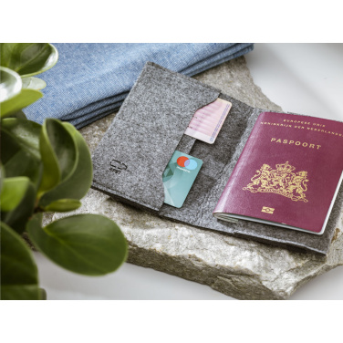 Logotrade business gift image of: Identify GRS RPET Felt passport holder