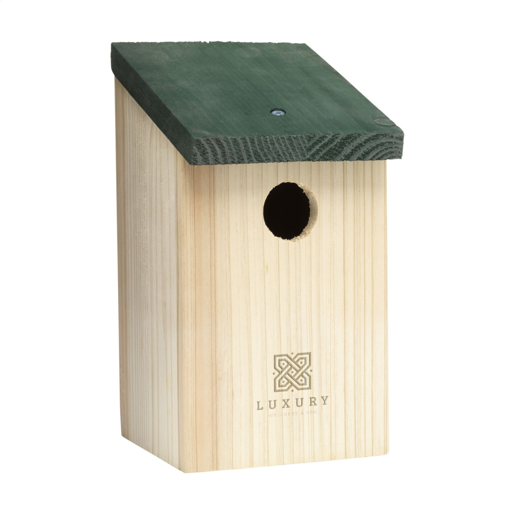 Logo trade business gifts image of: Birdhouse