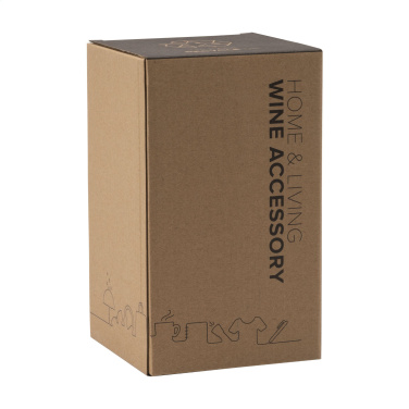 Logotrade promotional product picture of: CoolSteel Black wine cooler