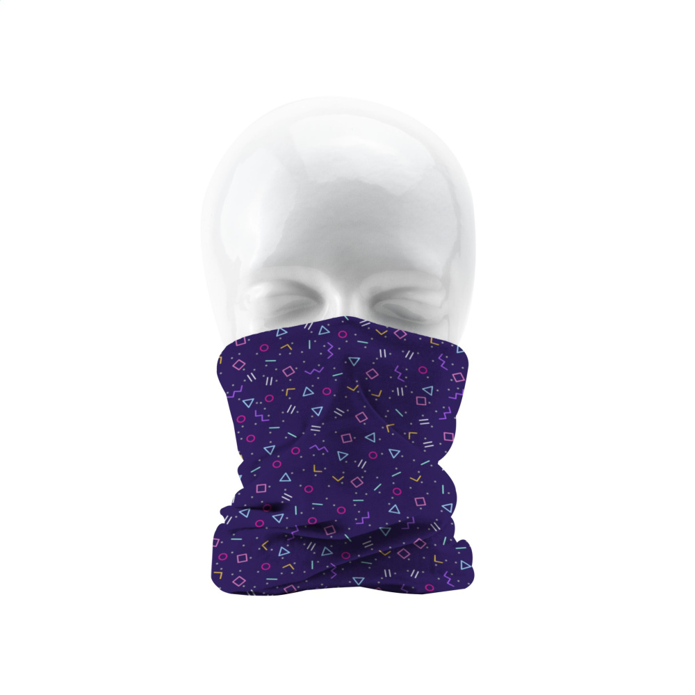 Logotrade promotional products photo of: Bandana RPET multi-functional scarf all-over printing