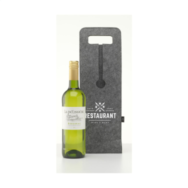 Logotrade promotional merchandise image of: Wine Bag-to-Give GRS RPET