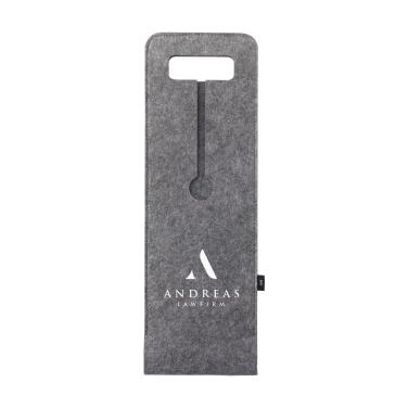 Logo trade promotional giveaways image of: Wine Bag-to-Give GRS RPET