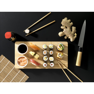 Logotrade promotional gifts photo of: Temaki Bamboo Sushi Tray gift set