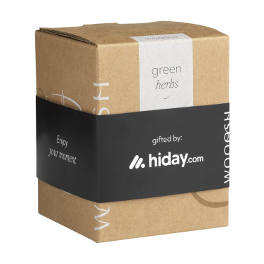 Logo trade promotional item photo of: Wooosh Scented Candle Green Herbs