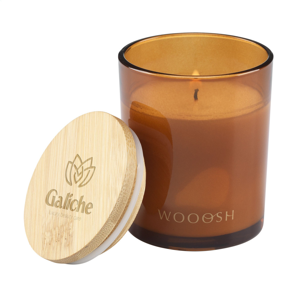 Logo trade advertising products image of: Wooosh Scented Candle Musk Peach