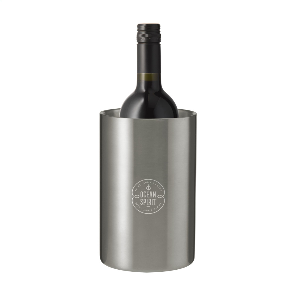 Logotrade promotional giveaway image of: CoolSteel RCS Recycled Steel wine cooler