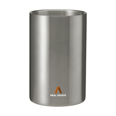 Logo trade promotional products image of: CoolSteel RCS Recycled Steel wine cooler