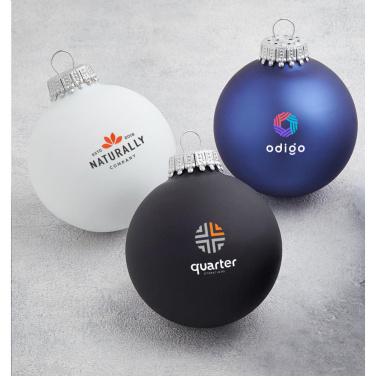 Logotrade promotional products photo of: Christmas Bauble Ø 6 cm - set of 4 - Made in Europe