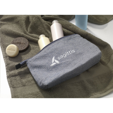 Logo trade promotional gift photo of: Wolkat Safi Recycled Textile Cosmetic Bag