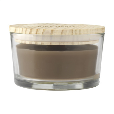 Logotrade promotional merchandise picture of: Wooosh Flame Scented Candle Dark Amber