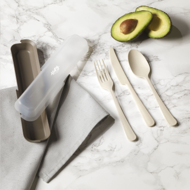 Logo trade corporate gifts picture of: Outdoor 3-piece Cutlery Set