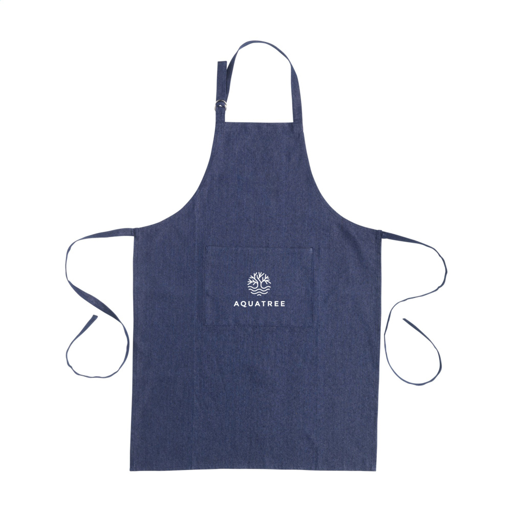 Logotrade promotional product image of: Apron GRS Recycled Denim (220 g/m²)