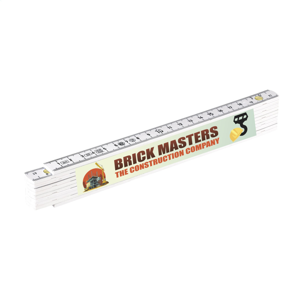 Logotrade promotional products photo of: Metric folding ruler