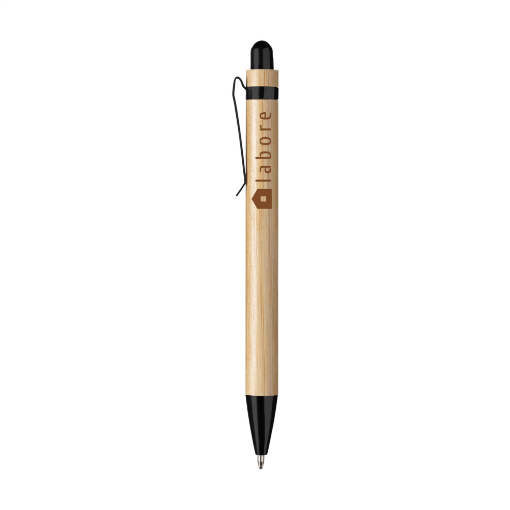 Logo trade promotional product photo of: Boston Bamboo pen
