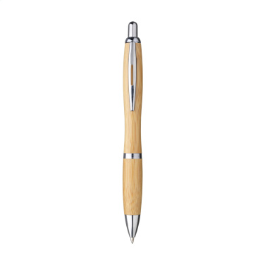 Logo trade business gift photo of: Athos Bamboo pen