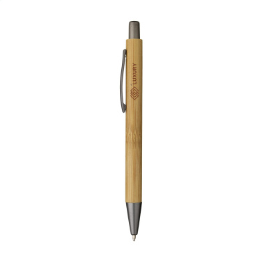 Logo trade corporate gift photo of: Sento Bamboo pen