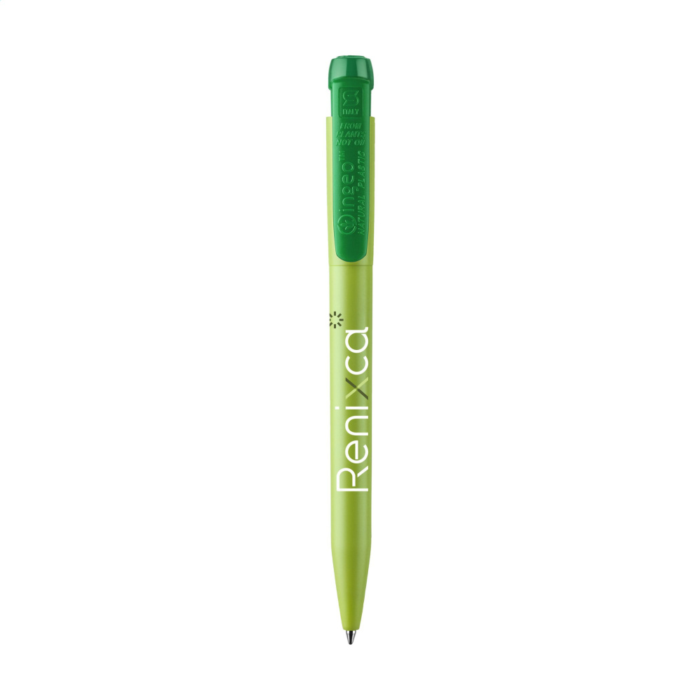 Logo trade promotional gifts picture of: Stilolinea Ingeo Pen Green Office