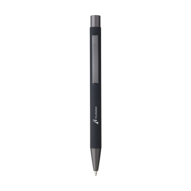 Logo trade promotional merchandise image of: Brady Soft Touch Recycled Alu pens
