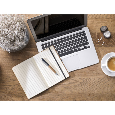 Logo trade promotional gifts picture of: CorkNote A5 Paper notebook