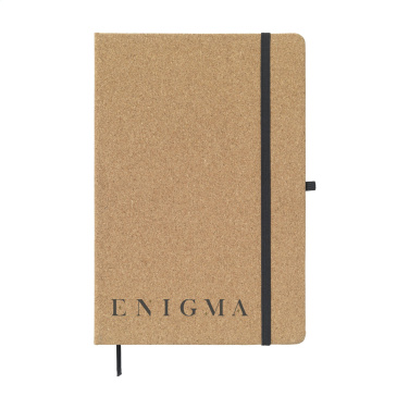 Logo trade business gift photo of: CorkNote A5 Paper notebook