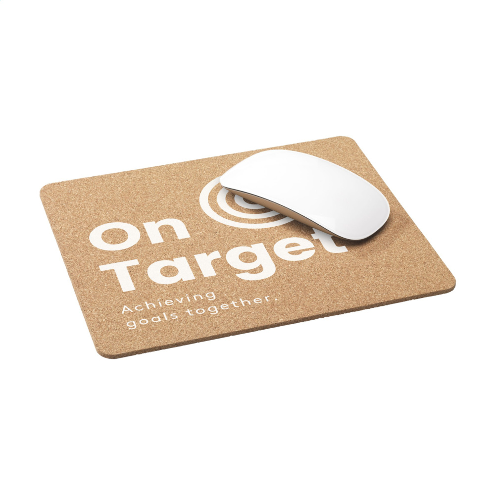 Logo trade promotional merchandise photo of: Lisbao Cork Mousepad