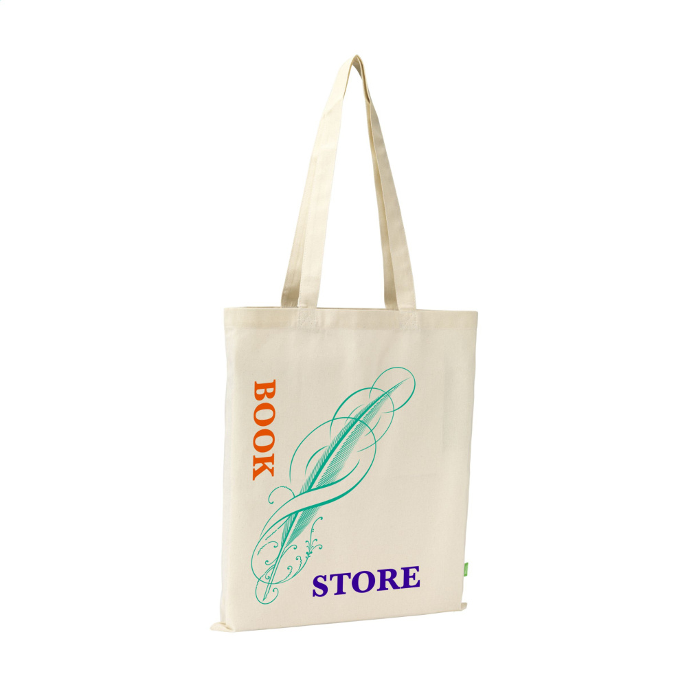 Logo trade corporate gifts picture of: Organic Cotton GOTS Shopper (140 g/m²) bag