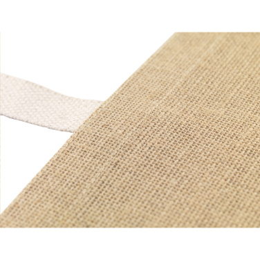 Logo trade promotional products image of: Madrid Jute Shopper bag