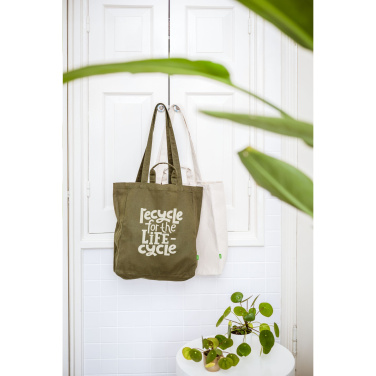 Logotrade promotional merchandise picture of: Organic Cotton Canvas Tote Bag (280 g/m²)