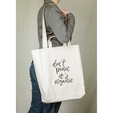 Logotrade promotional giveaway image of: Organic Cotton Canvas Tote Bag (280 g/m²)