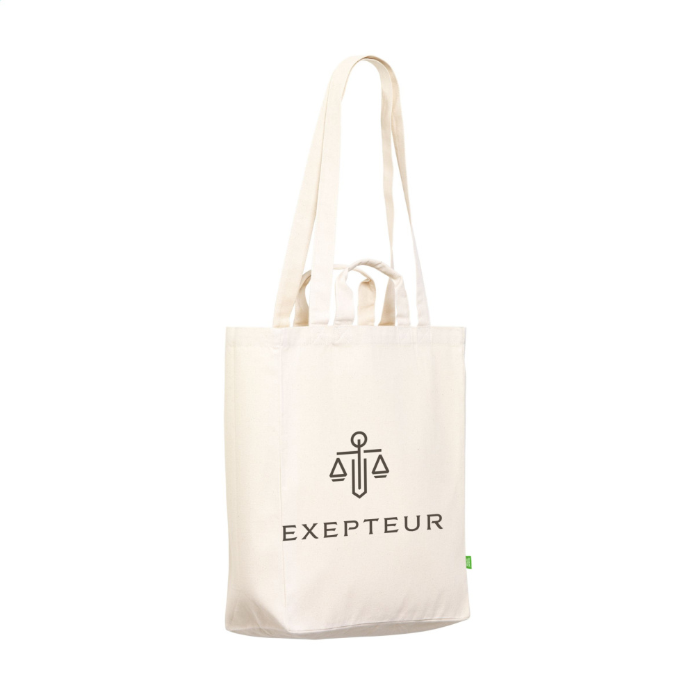 Logo trade corporate gifts picture of: Organic Cotton Canvas Tote Bag (280 g/m²)