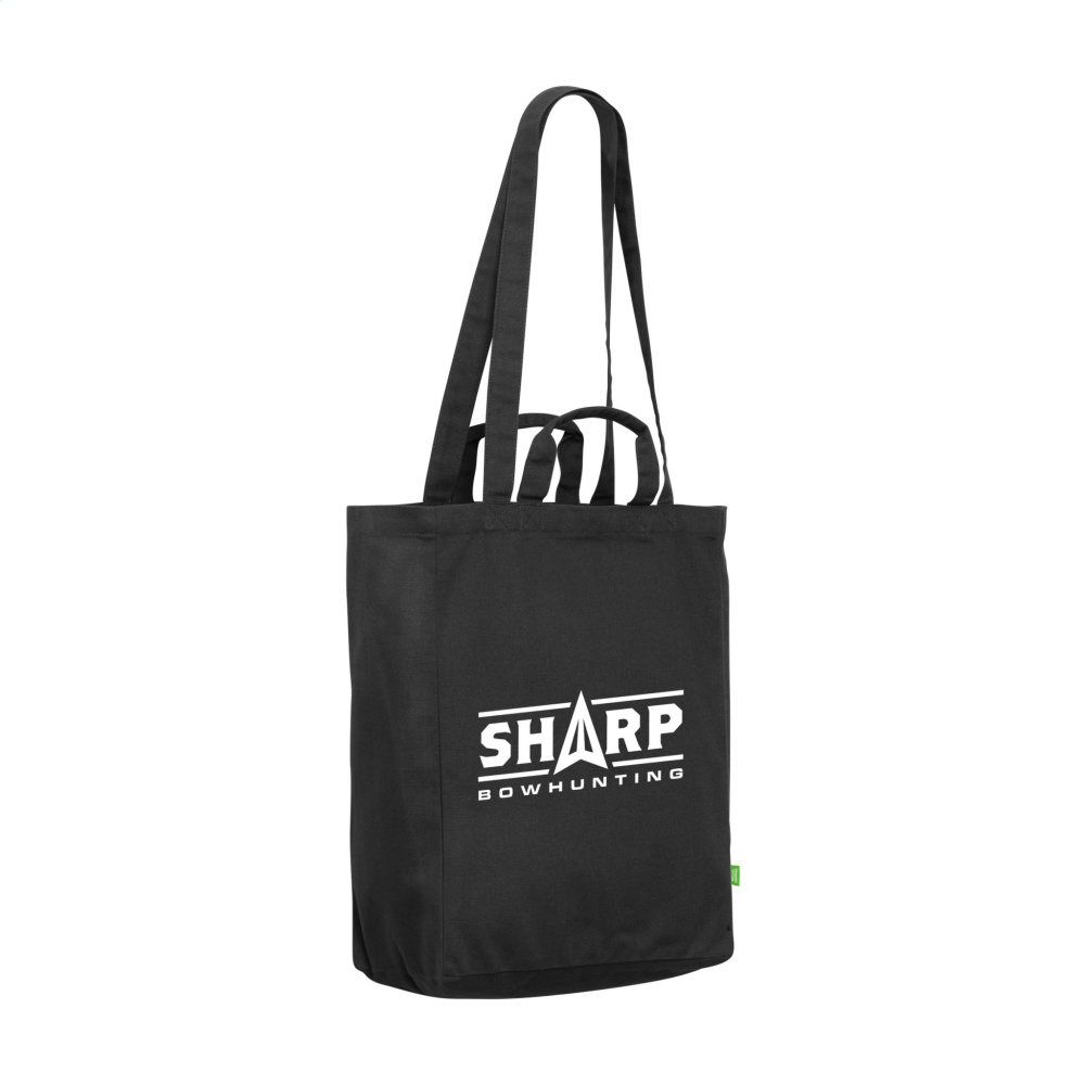 Logo trade corporate gifts image of: Organic Cotton Canvas GOTS Tote Bag (280 g/m²)