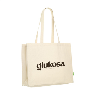 Logo trade promotional giveaways image of: ECO Shopper Organic Cotton (180 g/m²) shopping bag