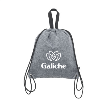 Logotrade promotional item picture of: GRS RPET Felt PromoBag Plus backpack
