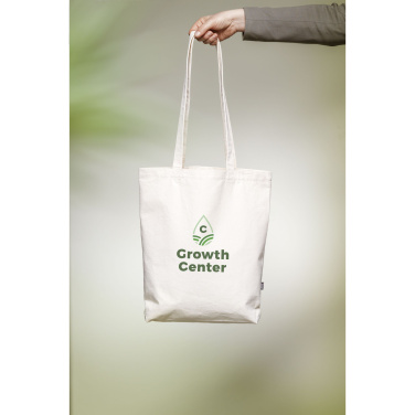 Logo trade corporate gifts image of: GRS Recycled Canvas Bag Natural (260 g/m²)