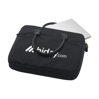 Logo trade promotional item photo of: Denver Recycled Canvas 15.6-inch laptop bag