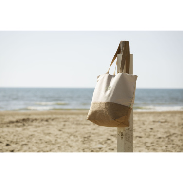 Logo trade promotional items image of: Cancun Beachbag Organic Cotton (320 g/m²)