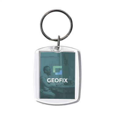 Logotrade business gift image of: Club keyring
