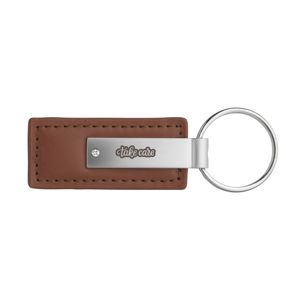 Logotrade business gifts photo of: LeatherKey keyring