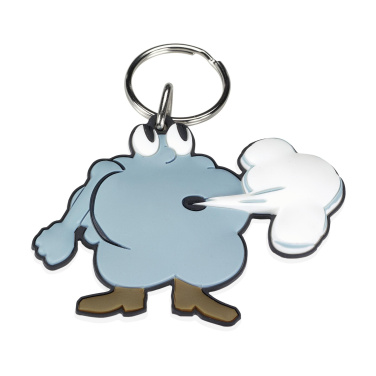 Logo trade promotional merchandise image of: CustomMade Keyring