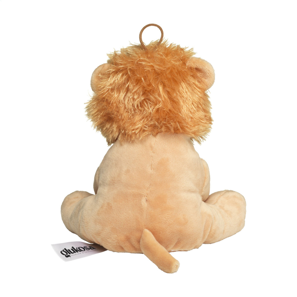 Logo trade promotional giveaways image of: Louis plush lion cuddle toy