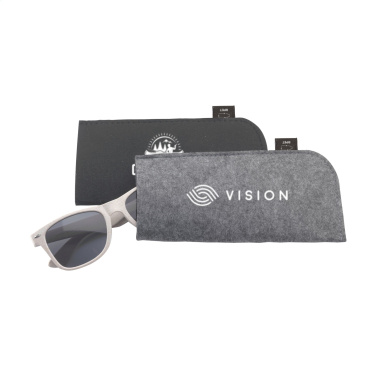 Logo trade advertising products image of: Feltro GRS RPET Pouch for glasses