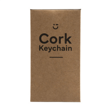 Logo trade advertising products image of: Cork Key Ring