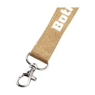 Logotrade corporate gift image of: Lanyard Cork 2 cm keycord