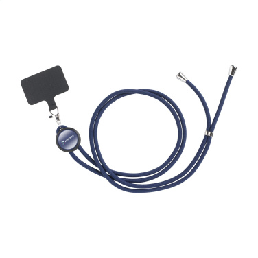 Logotrade promotional items photo of: Lace Lanyard GRS RPET 5 mm keycord