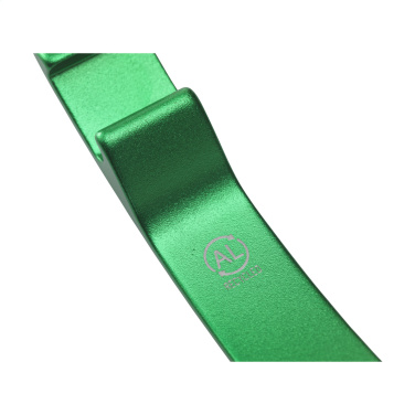 Logotrade corporate gifts photo of: Alu Opener GRS Recycled keyring