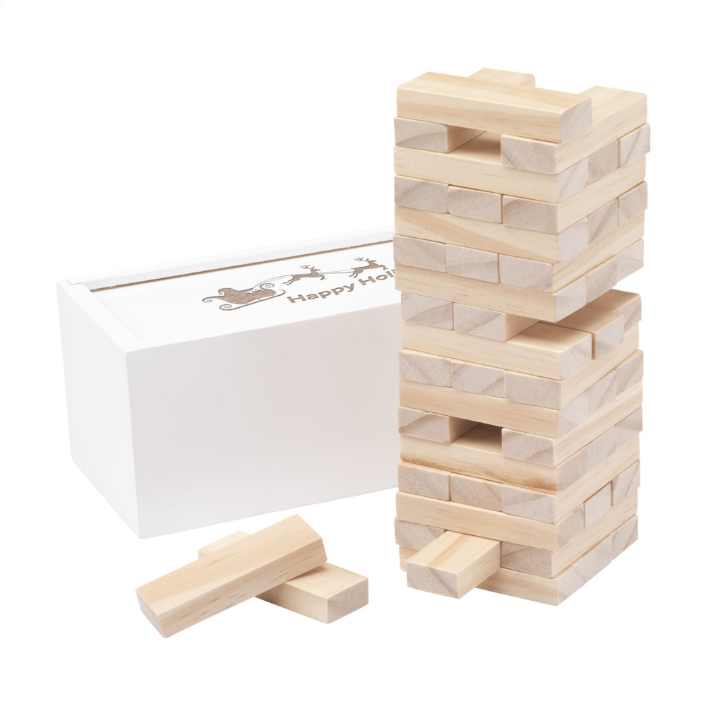 Logotrade promotional products photo of: Tower Game Deluxe X-Mas