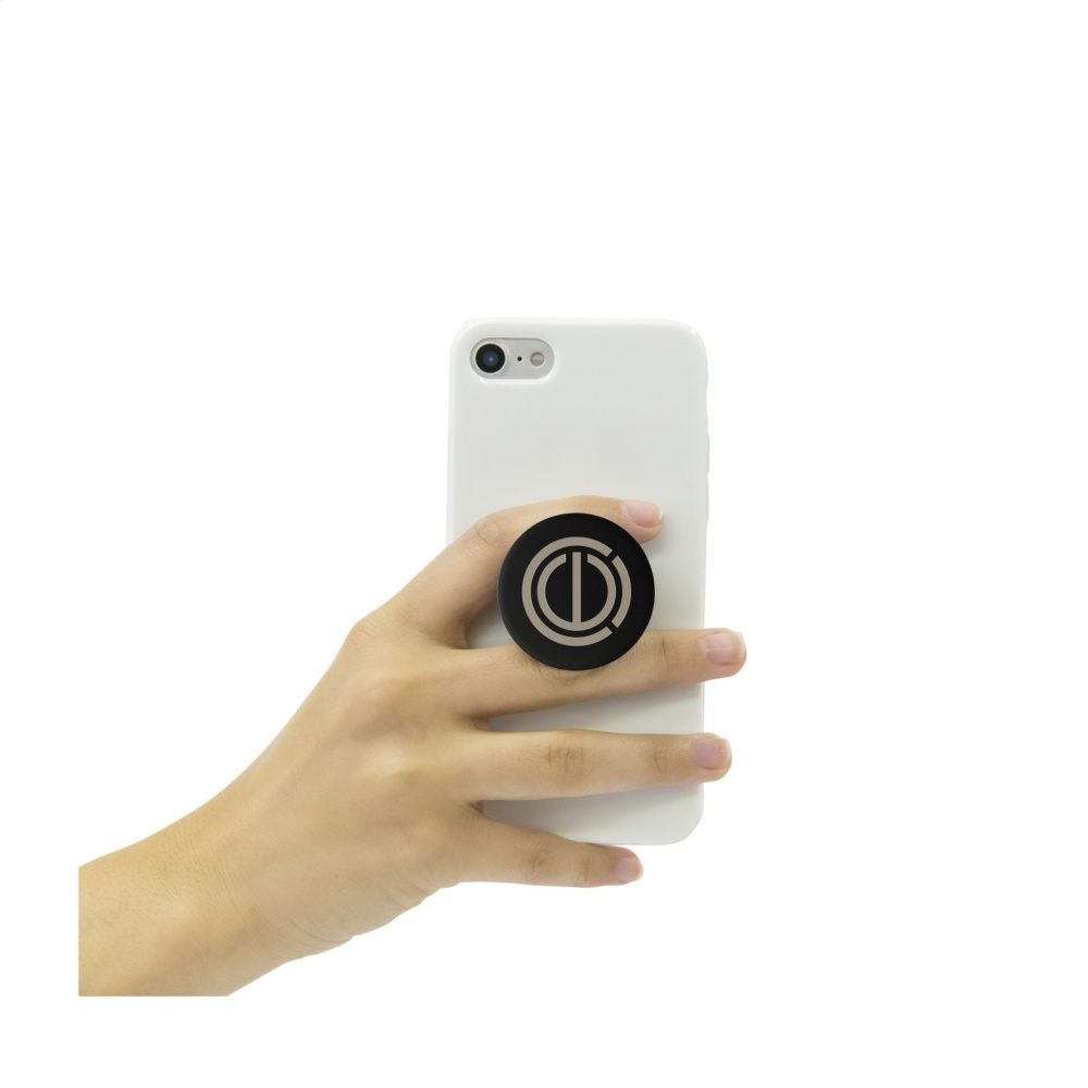 Logo trade promotional giveaway photo of: PopSockets® Aluminium telephone holder